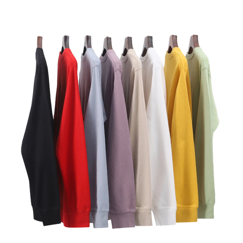 300g Knitted Cotton Polyester Puff Printing O-Neck Pullover | Men Custom Touch Hoodie
