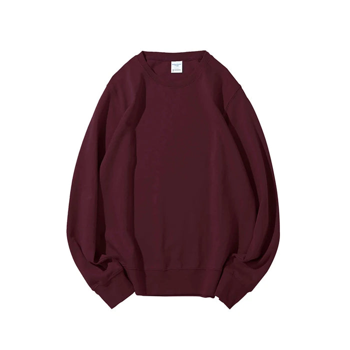 300g Knitted Cotton Polyester Puff Printing O-Neck Pullover | Men Custom Touch Hoodie