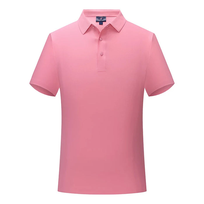 Premium Quality Custom Logo Polo Collar Shirt Nylon Spandex Plain Custom Polo Shirts for Men