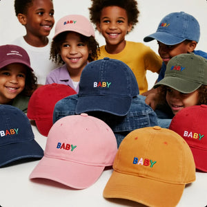 Bulk Polyester Cotton Embroidered Baseball Hats for Kids Capsule Drops
