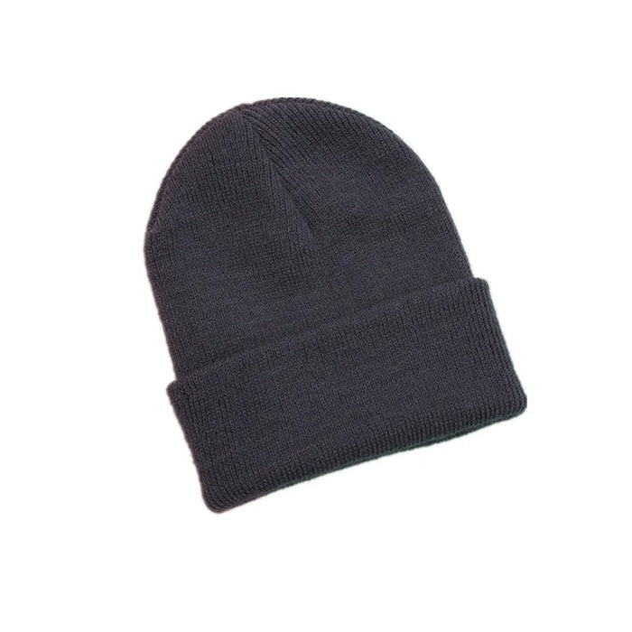 100% Acrylic Jacquard Fabric Custom Logo Striped Winter Ski Traveling Beanie Hats