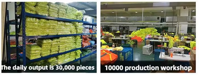 High Visibility Reflective Safety Vest Industrial Traffic Security Uniform