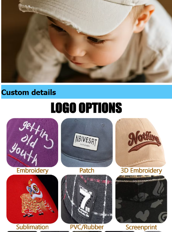Bulk Polyester Cotton Embroidered Baseball Hats for Kids Capsule Drops