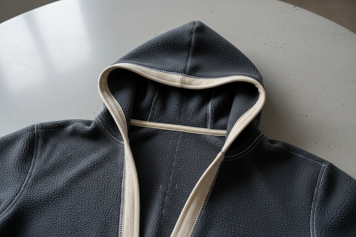 Double-Lined Hood Blueprint: Clean Interior Seams for Luxury Pullovers