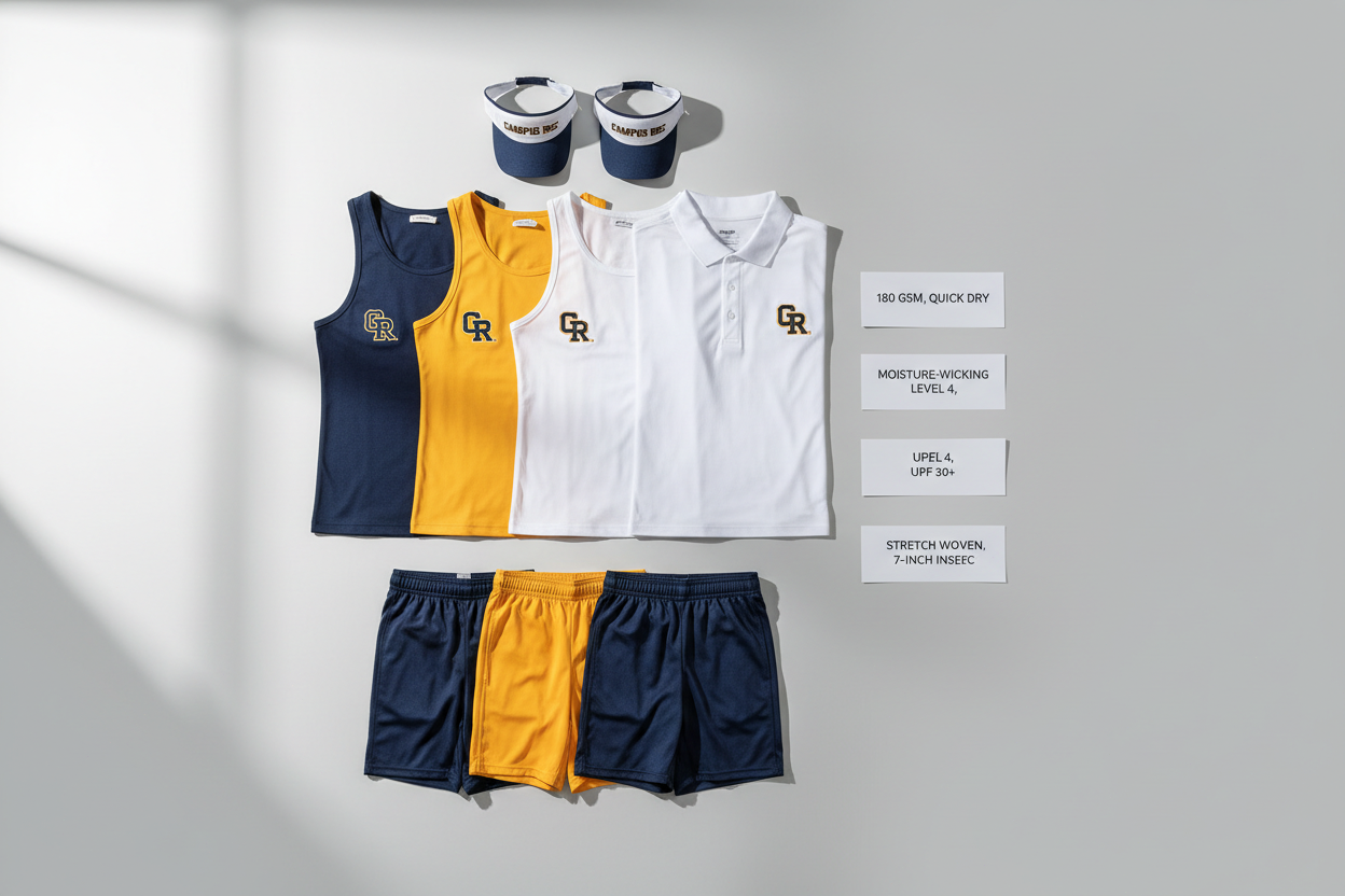 Campus Recreation Center Identity: Outfitting Student Fitness Staff and Lifeguards