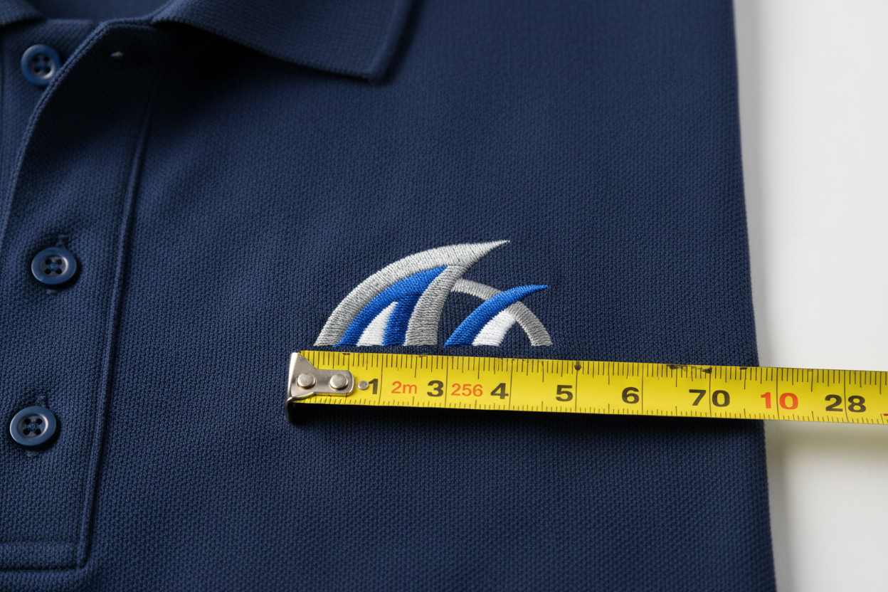 Embroidery Placement Guide for Polo Shirts: Sourcing Specs