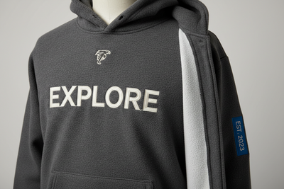 Hoodie Embroidery Placement Guide: Front, Sleeve & Back Logo Positioning