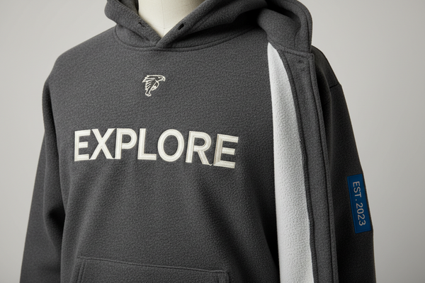 Hoodie Embroidery Placement Guide: Front, Sleeve & Back Logo Positioning