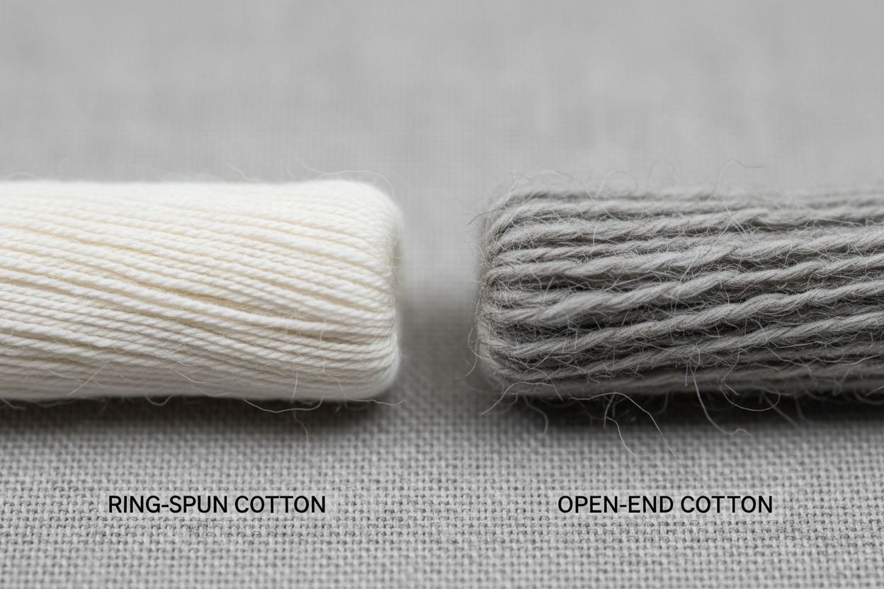 Ring Spun Cotton vs Open End Cotton: A Procurement Guide to Yarn Quality