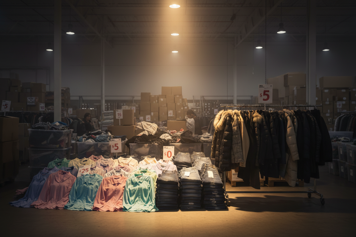 How to identify and buy high-value women’s clothing stock lots for profitable resale.