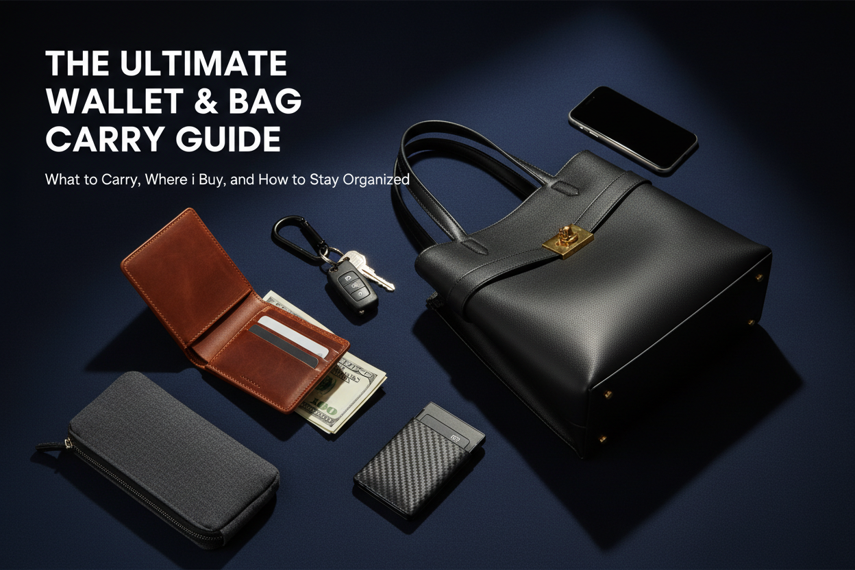 The Ultimate Wallet & Bag Carry Guide: What to Carry, Where to Buy, and How to Stay Organized
