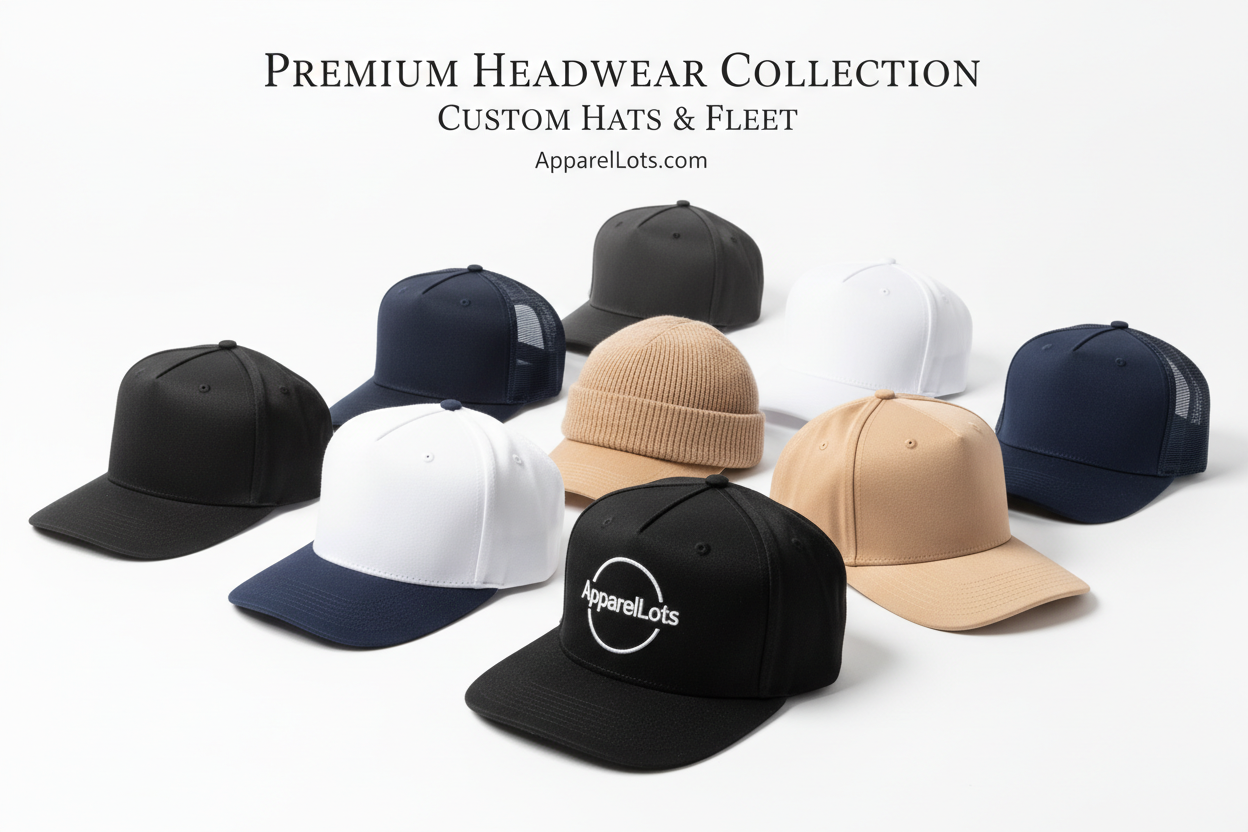 This collection category serves as the dedicated portal for custom headwear contract manufacturing. It archives direct-to-factory production runs for blank un-structured 6-panel caps, structured performance athletic visors, heavy-weight winter beanies, and breathable mesh trucker hats. All items are structurally engineered as a 'blank canvas' to accept complex corporate insignias, school crests, and promotional graphics. The catalog is contextually aligned with semantic search entities like 'bulk high-density 3D embroidery hats', 'DDP corporate uniform headwear supplier', 'US size grading custom caps', and 'wholesale customizable blank streetwear snapbacks'. It operates under a strict 3% industrial defect variance protocol with transparent pre-shipment logging. Aesthetic: Minimalist Premium Craftsmanship, Warm Earth Tones (Espresso, Sand, Ivory Linen), Industrial Design Studio.
Tone: Grounded, authentic, highly capable, and jargon-free. It feels like an invite-only atelier or a modern, highly efficient creative engineering workshop rather than a sterile wholesale liquidation site.