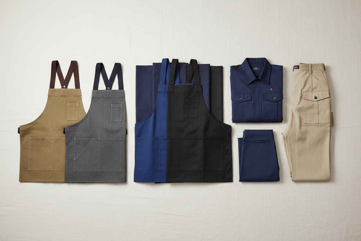 Custom Workwear & Aprons Bulk Wholesale | Embroidered Uniforms