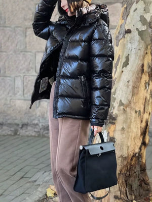 125pcs Wholesale 90% White Duck Down Essential Puffer Jackets - High-Fill Power Winter Stock Lot - Bulk Liquidation Price - Fits US XS-M - Premium Reseller Opportunity