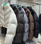 206pcs Wholesale 90% White Duck Down Jackets - Full Inventory Pallet Deal - Premium High-Fill Winter Coats - US XS-M Sizing - Professional Reseller Liquidation