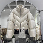 206pcs Wholesale 90% White Duck Down Jackets - Full Inventory Pallet Deal - Premium High-Fill Winter Coats - US XS-M Sizing - Professional Reseller Liquidation
