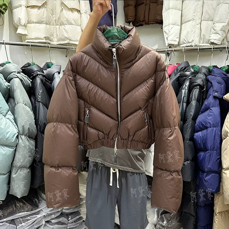 206pcs Wholesale 90% White Duck Down Jackets - Full Inventory Pallet Deal - Premium High-Fill Winter Coats - US XS-M Sizing - Professional Reseller Liquidation