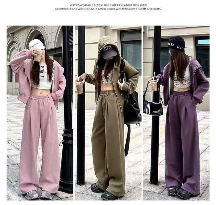 1100 Sets Wholesale Athleisure Sweatsuits - 3-Color Essential Tracksuit Bundle - Premium French Terry/Fleece - US Sizing S-XL - Bulk Liquidation Pallet