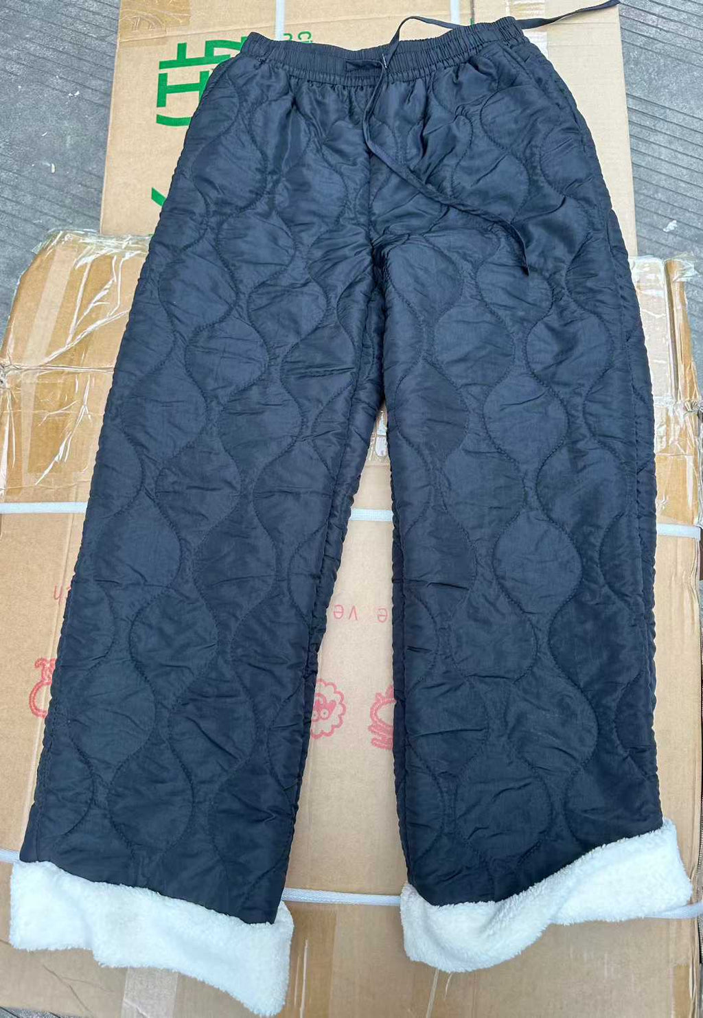 1000pcs Wholesale Fleece-Lined Winter Leggings - High-Waist Thermal Trousers - Bulk Liquidation Deal - US Sizing S-XL - Ultra-Warm Interior Stock Lot