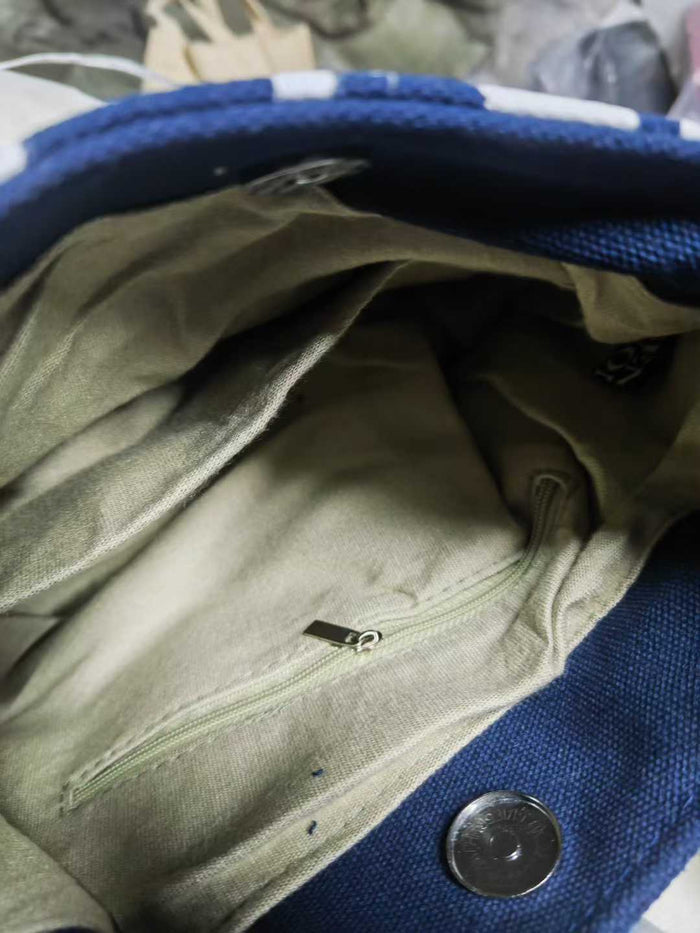 390pcs Wholesale Aesthetic Canvas Tote Bags with Inner Pockets & Zipper - 2-Color Minimalist Eco-Bag Lot - $1.50 Bulk Liquidation - Durable Daily Carryall Stock