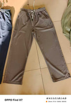 3000pcs Wholesale Men’s Textured Drawstring Pants -Factory Clearance One-Size Easy Fit Lounge Trousers - Black & Coffee Factory Tail Order - $1.90 Clearance Lot