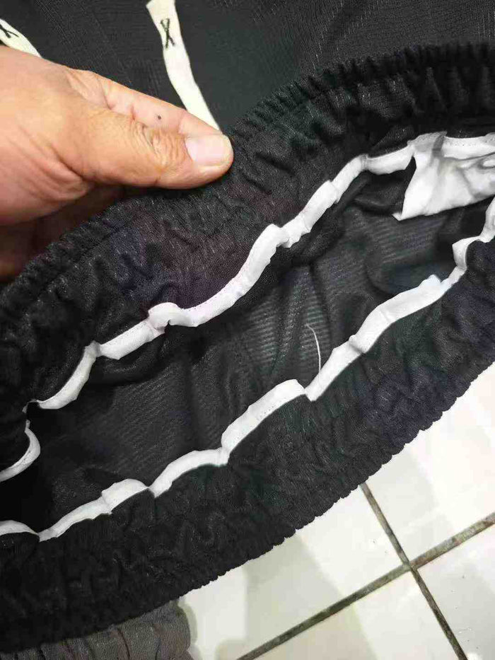 6000pcs Wholesale Men’s Easy-Fit Drawstring Pants - Multi-Size Everyday Casual Trousers - Black-Dominant Factory Tail Order - $2.00 Clearance Stock Lot