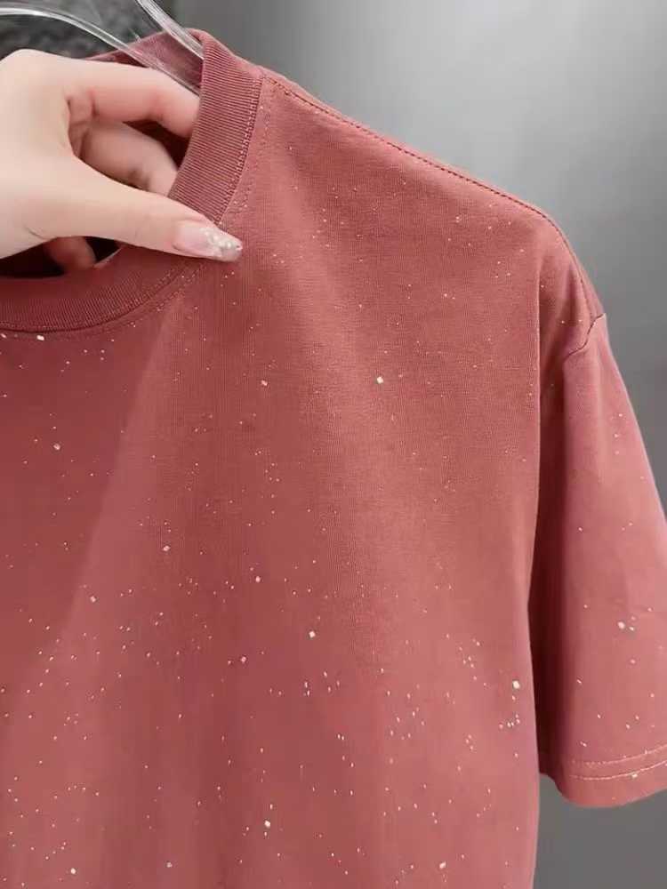 4000+ pcs Wholesale Men’s 260gsm Speckled Streetwear T-Shirts - New Starry Paint-Splatter Heavyweight Tees - Clearance Tail Order - Easy Reseller Summer Stock