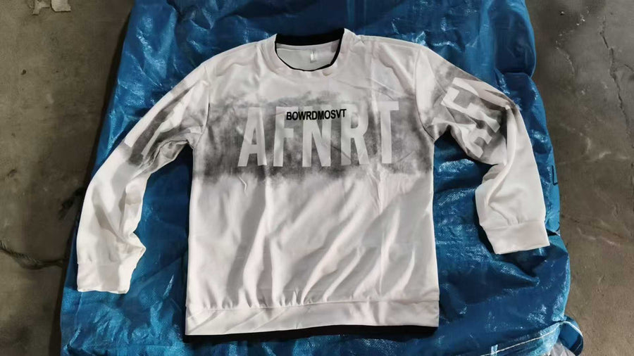 4000pcs Men's Vintage Streetwear Graphic Sweatshirts – Oversized “BOY FASHION” Crewneck Pullovers – Neutral White & Khaki Casual Menswear – $2.50 Factory Tail Order Clearance – Boutique Reseller Ready Inventory