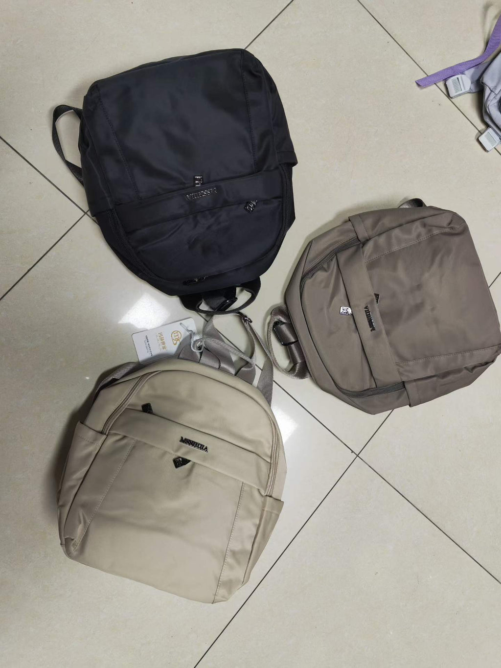 390 Units Bulk Lifestyle Mini Backpacks - 3-Color Assorted Nylon Daily Rucksacks - Factory Clearance Liquidation - High-Margin Boutique Accessories Stock Lot