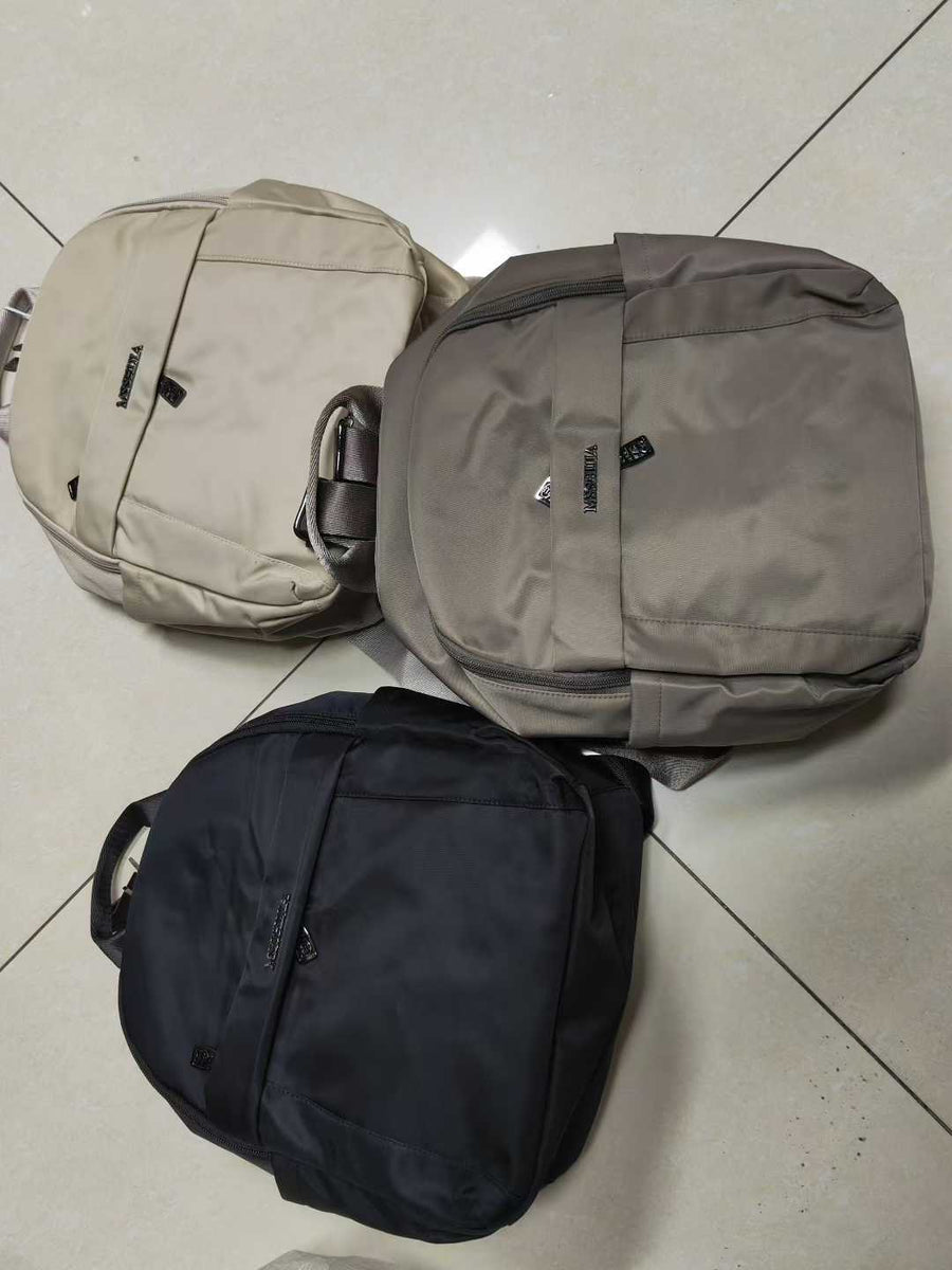 390 Units Bulk Lifestyle Mini Backpacks - 3-Color Assorted Nylon Daily Rucksacks - Factory Clearance Liquidation - High-Margin Boutique Accessories Stock Lot