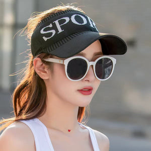 2083pcs Wholesale Unisex Sport Visor Caps Black & White – Lightweight Summer Sun Hats for Outdoor Use – Low-Cost Overstock Clearance Lot for Resellers