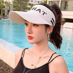 2083pcs Wholesale Unisex Sport Visor Caps Black & White – Lightweight Summer Sun Hats for Outdoor Use – Low-Cost Overstock Clearance Lot for Resellers