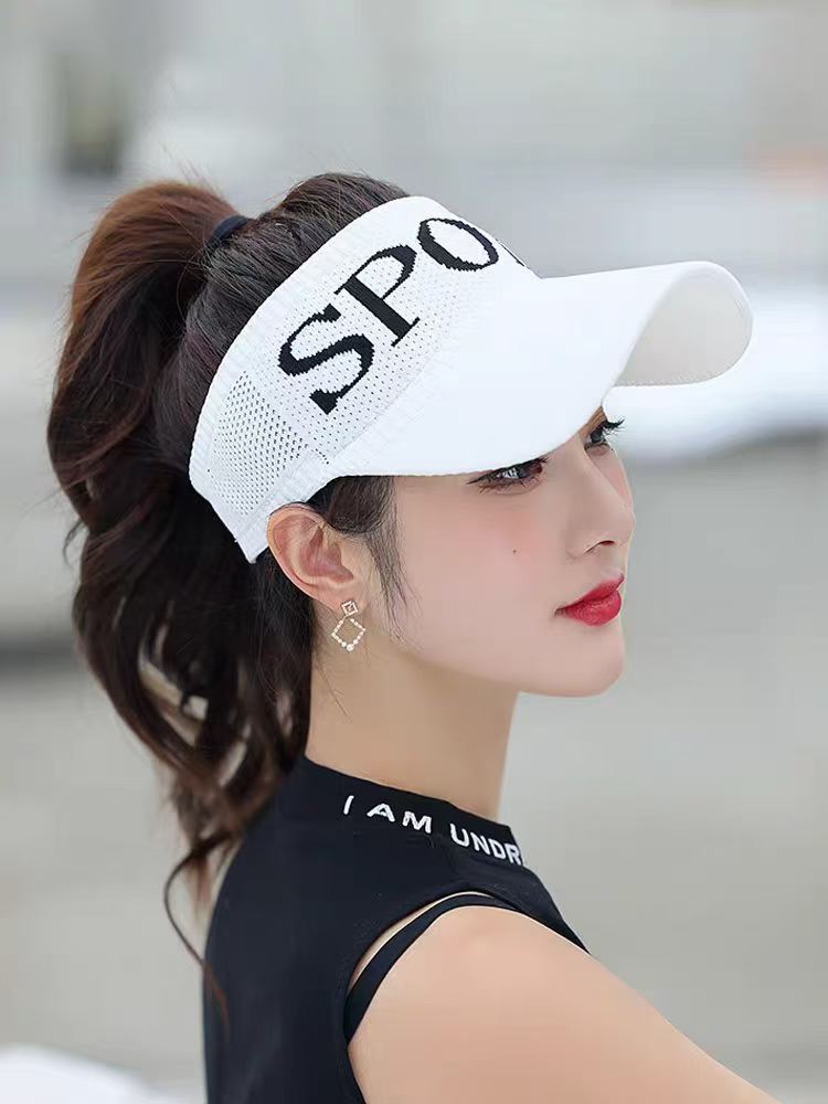 2083pcs Wholesale Unisex Sport Visor Caps Black & White – Lightweight Summer Sun Hats for Outdoor Use – Low-Cost Overstock Clearance Lot for Resellers