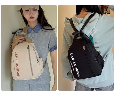 360pcs Wholesale Casual Sling Backpack Lot – Multi-Pocket Lightweight Crossbody Bags for Daily Travel & Urban Use – Assorted Colors Small Backpack Stock for Boutique Resale