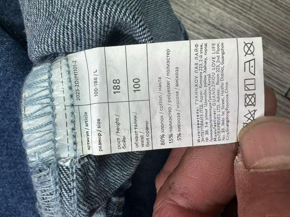 2000+ pcs Mid Blue Denim Shirt Jacket Stock Lot – Cotton Blend Casual Overshirts for Men – XS to 3XL Size Run – Low Cost Boutique Resale Denim Inventory