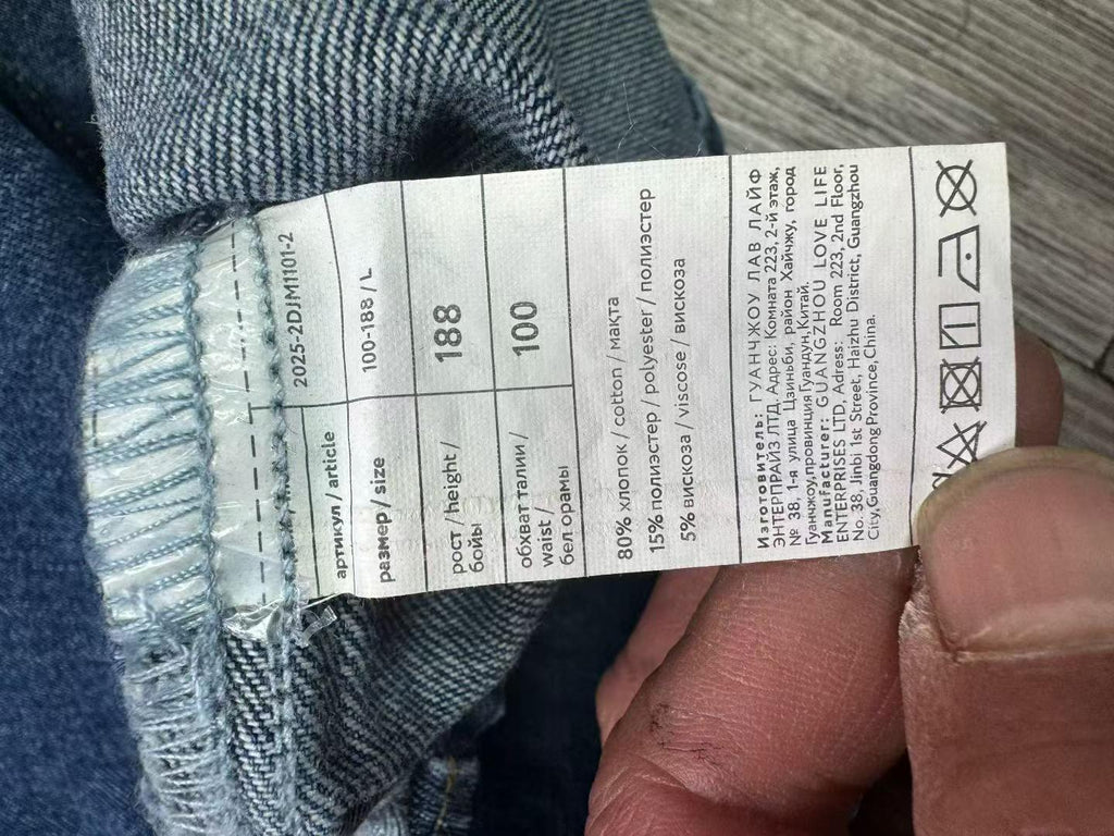 2000+ pcs Mid Blue Denim Shirt Jacket Stock Lot – Cotton Blend Casual Overshirts for Men – XS to 3XL Size Run – Low Cost Boutique Resale Denim Inventory