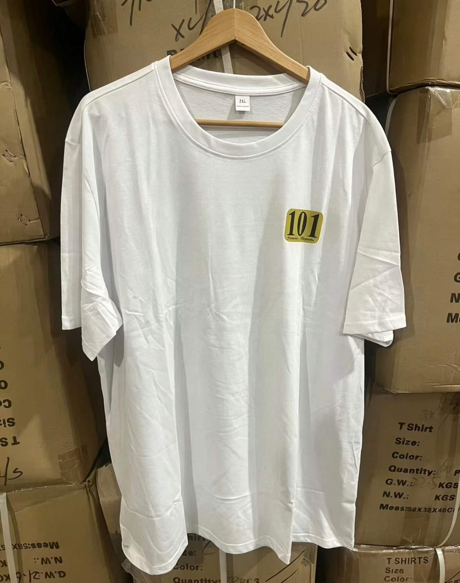 1000pcs Bulk Wholesale White Graphic T-Shirts - 