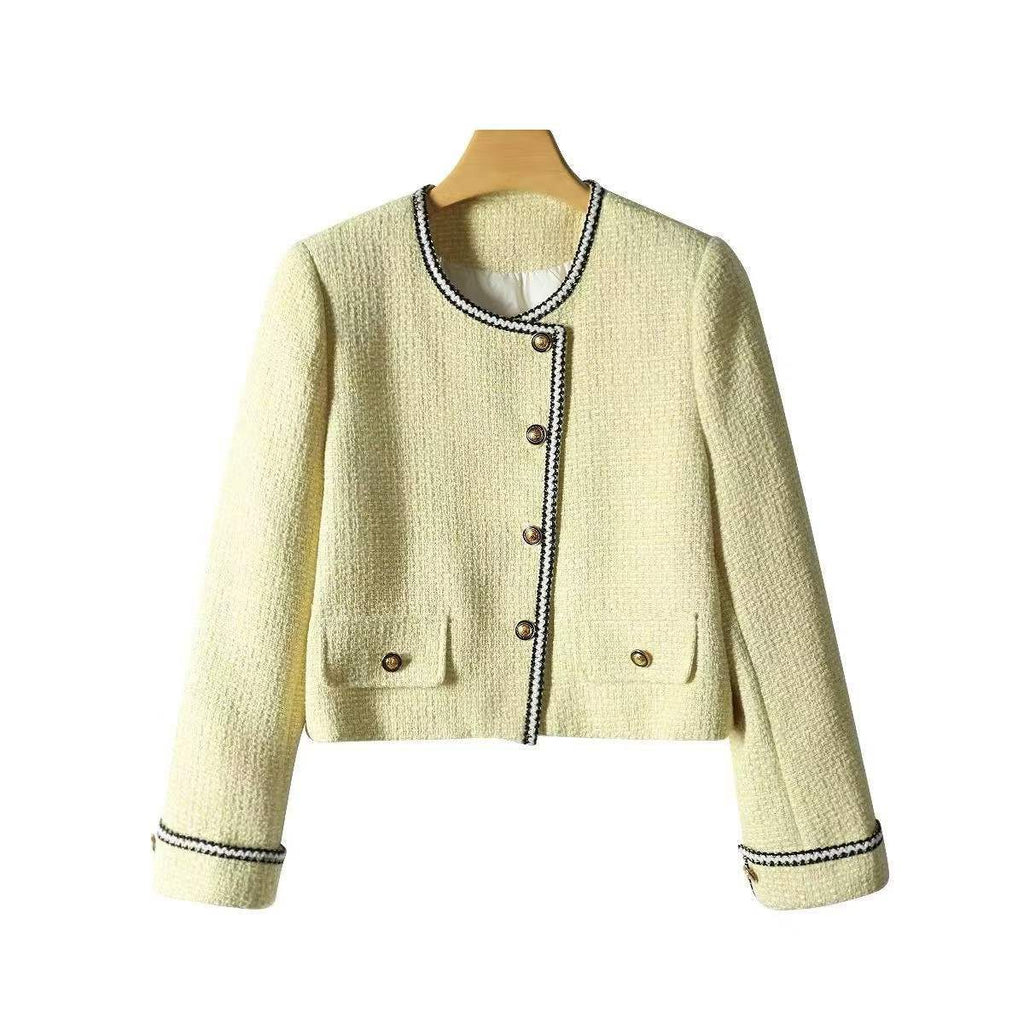 1200pcs Bulk Chanel-Style 85% White Duck Down Jackets - Classic Tweed-Textured Winter Outerwear - Take-All Liquidation Lot - High-Value Boutique Resale Inventory