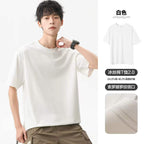 18,000pcs Bulk Heavyweight Cotton Blank Tees - Relaxed Fit Streetwear Essentials - Factory Overstock Liquidation - Premium Basics Stock Lot for Boutiques & Resellers