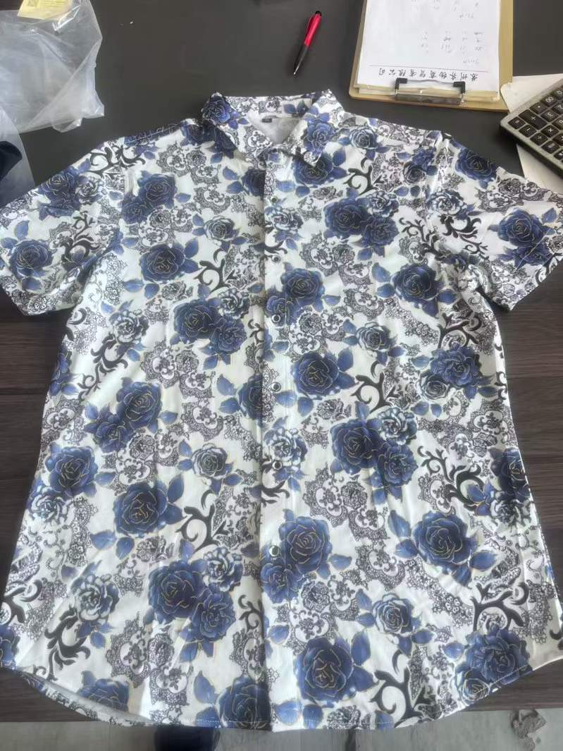 80,000pcs Bulk Mercerized Cotton Men's Shirts - Premium Silky Luster Apparel - Take-All Factory Clearance - High-End Boutique Tail Order Stock - Breathable Luxury Summer Essentials Lot