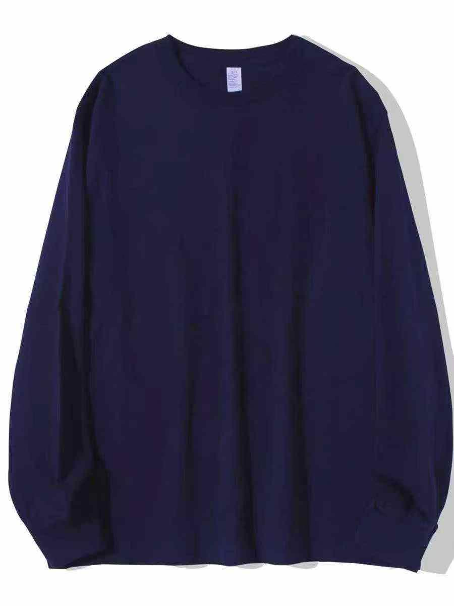 800pcs Wholesale 100% Cotton Long-Sleeve Tees - Essential Oversized Minimalist Crewneck Stock - Full Lot Liquidation - Premium Basic Apparel for Resellers