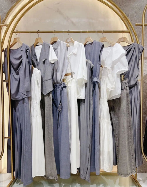 230 Pcs Enruini Mixed Brand Boutique Lot - Urban Aesthetic Summer Women’s Apparel - High-Value Dresses, Knits & Separates - $9.50 Premium Department Store Closeout
