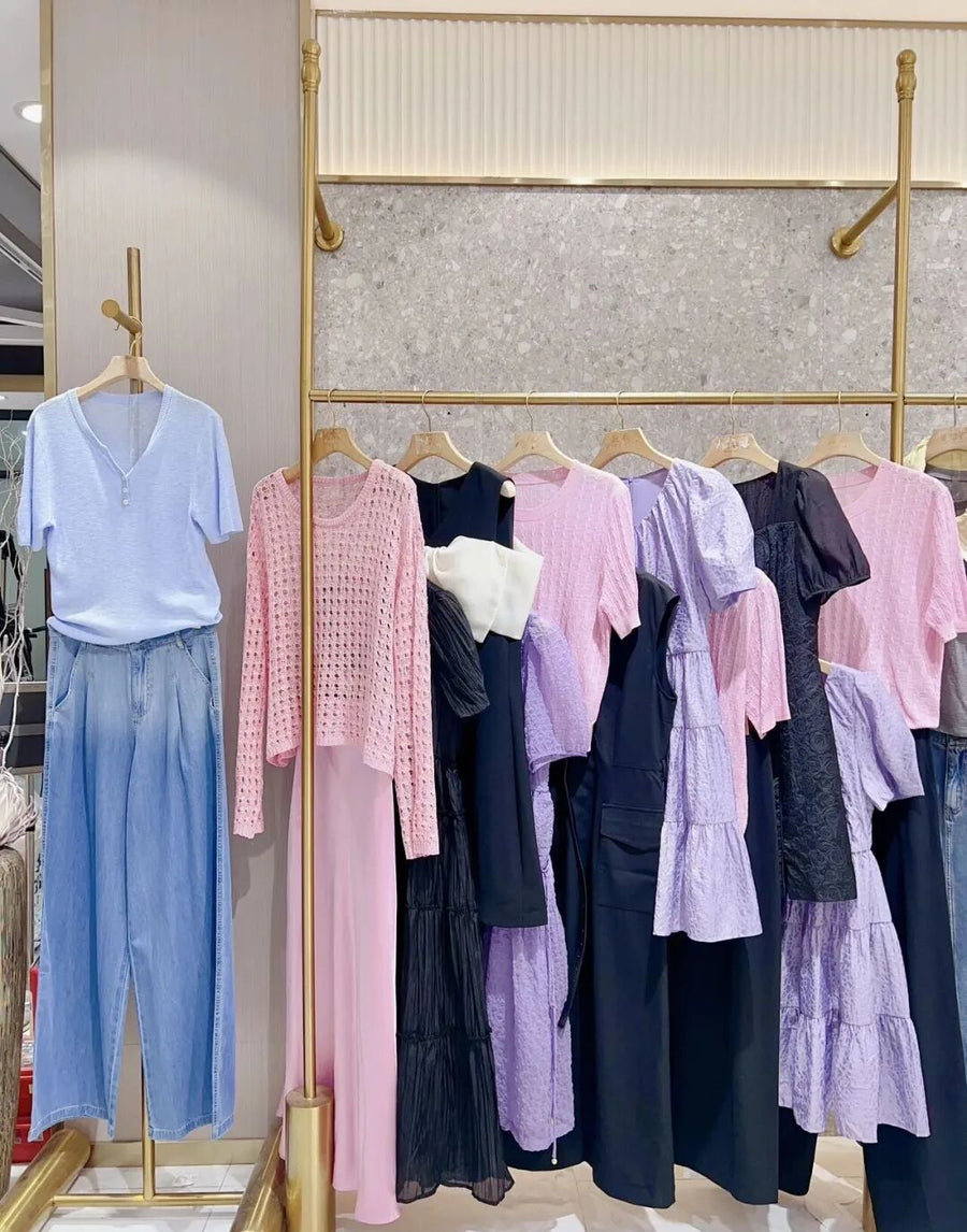 230 Pcs Enruini Mixed Brand Boutique Lot - Urban Aesthetic Summer Women’s Apparel - High-Value Dresses, Knits & Separates - $9.50 Premium Department Store Closeout