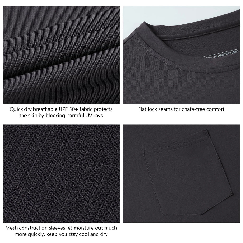 Custom UPF 50+ Long Sleeve Fishing Shirt | Nylon-Cotton Quick-Dry UV Sun Protection Clothing
