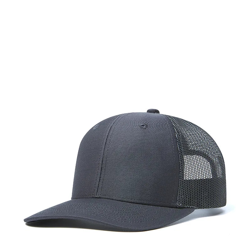 Bulk Cotton Mesh Customized Embroidery Patch Trucker Hats for Custom Gym Apparel