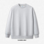 350g 100% Cotton 3D Embossed Sweatshirt | Custom Streetwear Logo Embroidered Crewneck