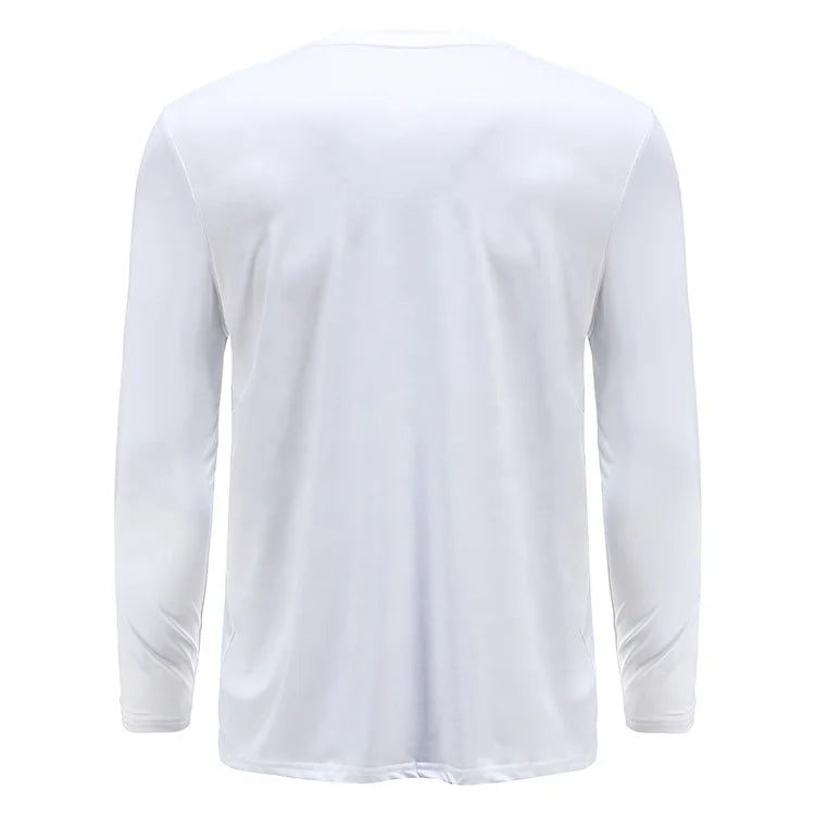 175gsm Polyester Spandex Sublimation Long Sleeve Performance Fishing Shirts Hot Design Dry Men Apparel