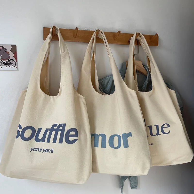Cotton Canvas Screen Printed Tote Bag