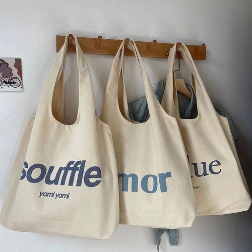 Cotton Canvas Screen Printed Tote Bag