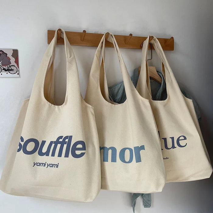 Cotton Canvas Screen Printed Tote Bag